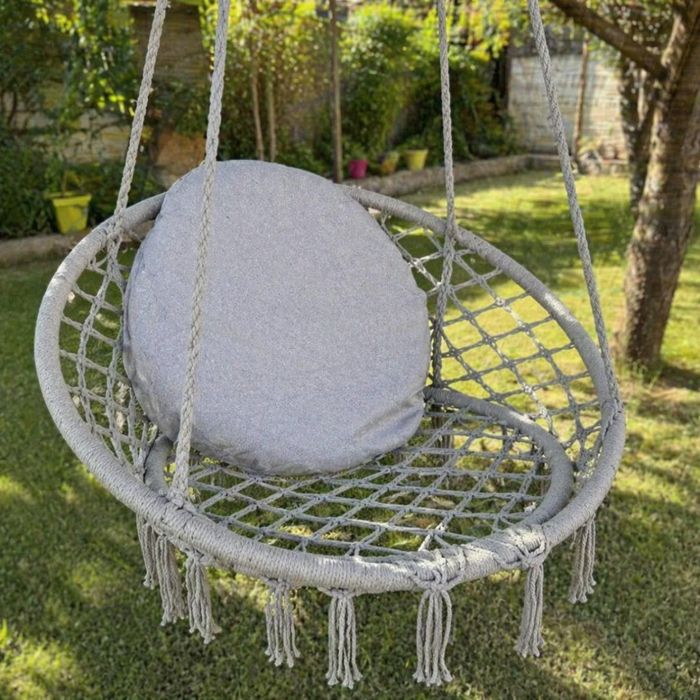 Висяща градинска люлка с възглавница - пълен релакс във вашият дом и градина