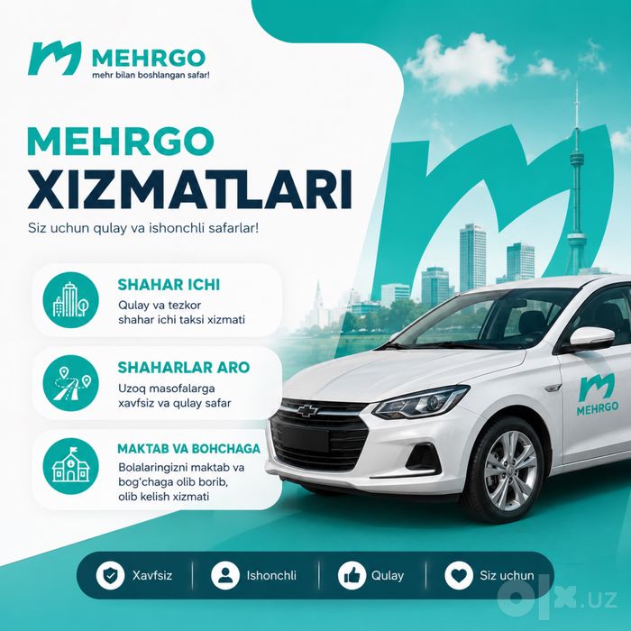 Ayol taksi xizmati Toshkent