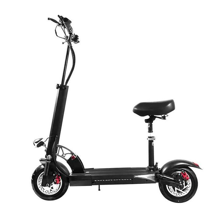 Електрическа тротинетка със седалка ТОП! скутер 1000W Мощна голяма