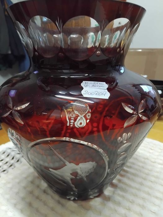 Vaze rubin si cobalt