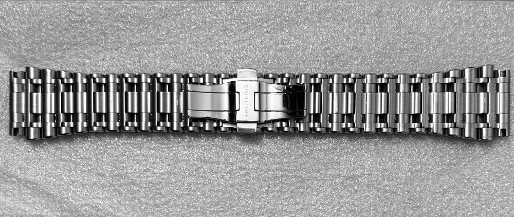 Bratara Breitling Rouleaux Chronomat metalica originala noua 22x170mm