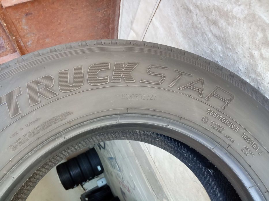 1 гума за ремарке 265/70R19.5 TruckStar 143/141J M+S 16PR FRT DOT4921