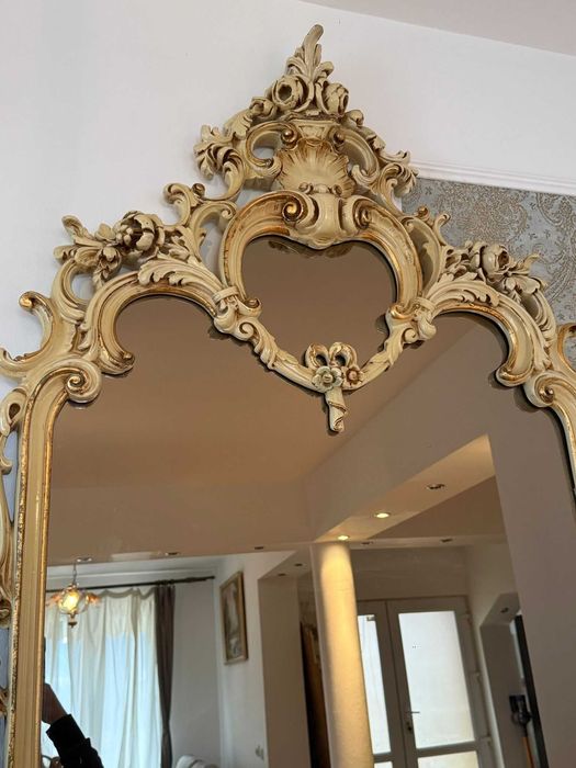 Set Venețian Oglindă cu Comodă, pentru living room, exemplar nobil