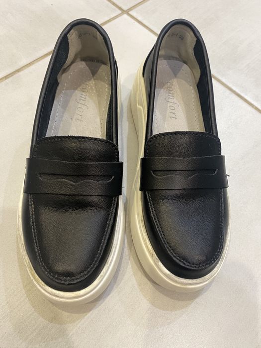 Туфли школьные черные