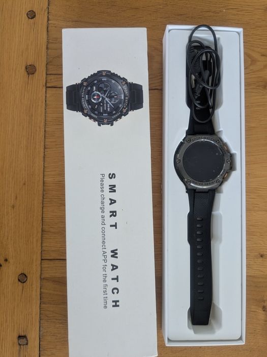 Nou - Smartwatch Elegant, Sport, Genesis T88 Negru Premium