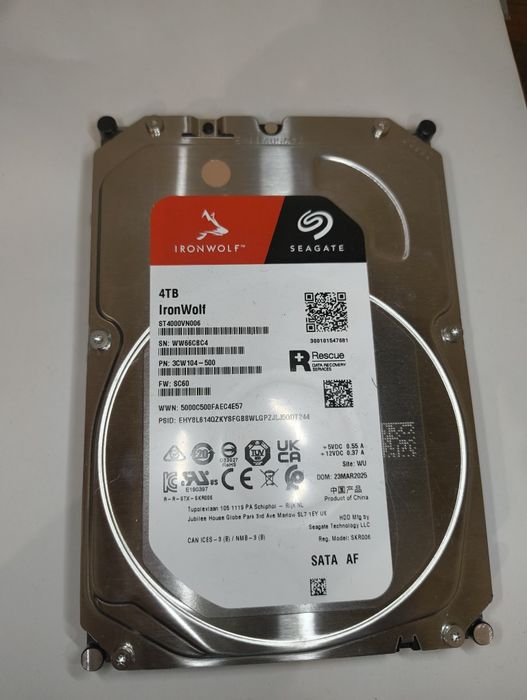 HDD Seagate Ironwolf NAS 4TB garanție eMag 2 ani