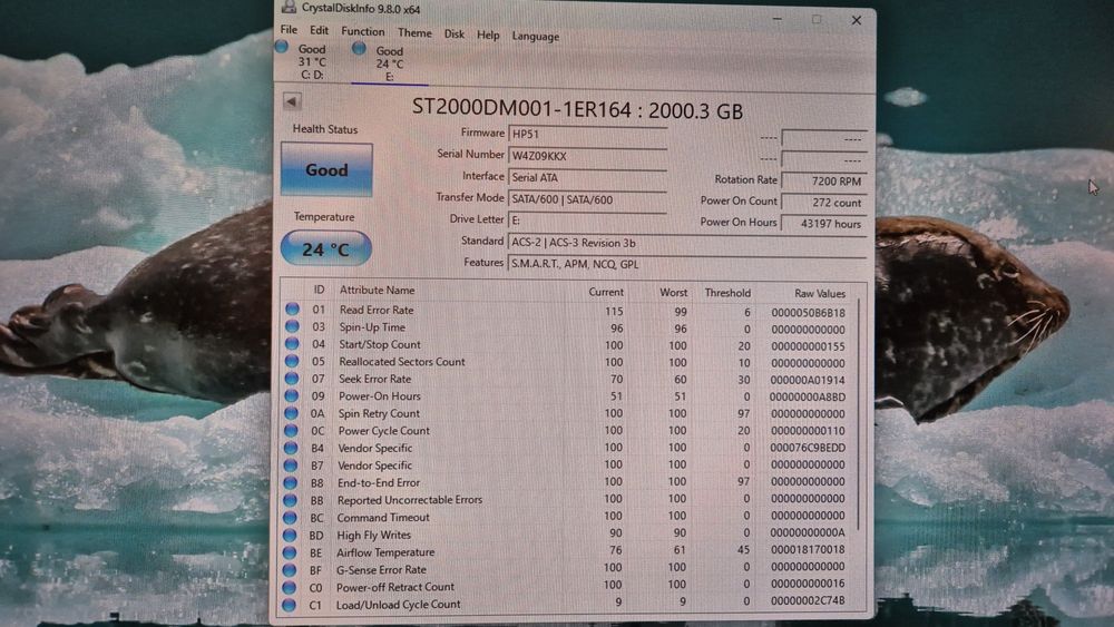 De vanzare HDD Seagate 2TB ST2000DM001