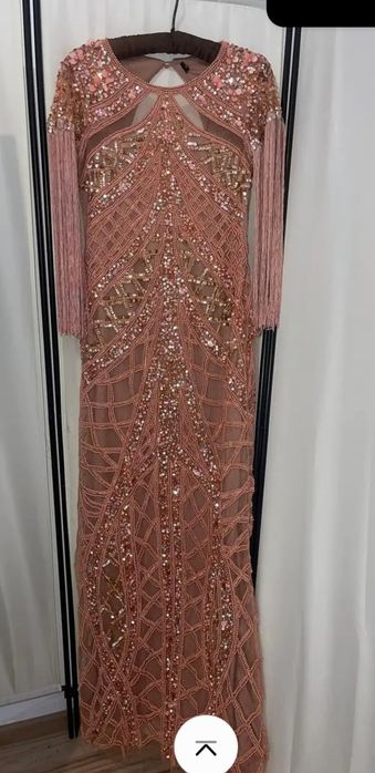 Rochie ASOS mar.38-40, perlute si dantela fina