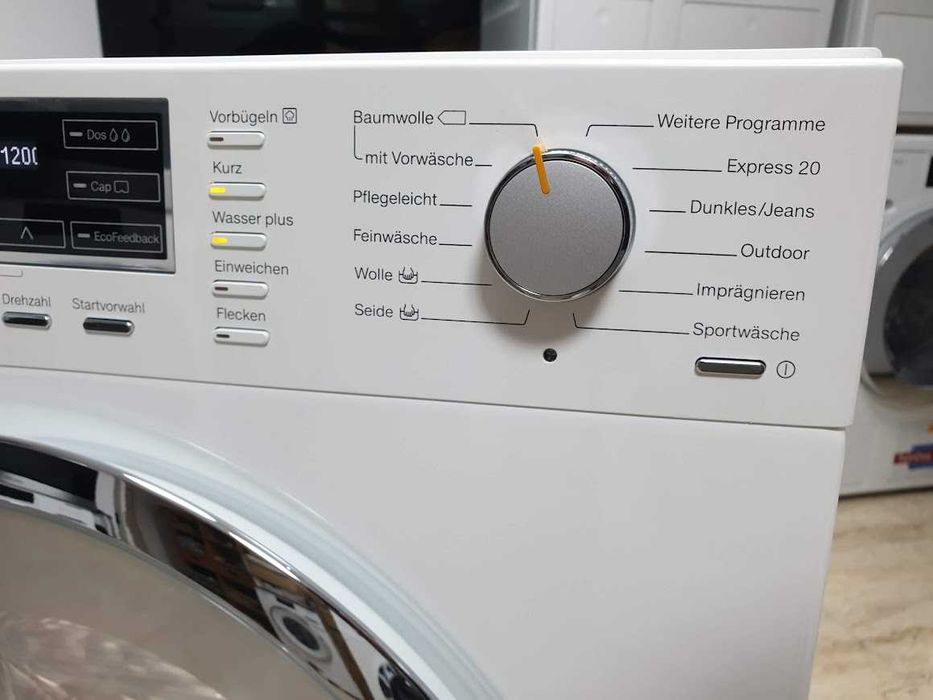 Miele W1 - TwinDos - Подсветка - Пералня Миеле 12м Гаранция