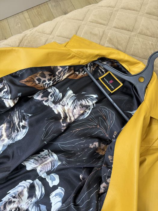 Плащ кожаный тренч