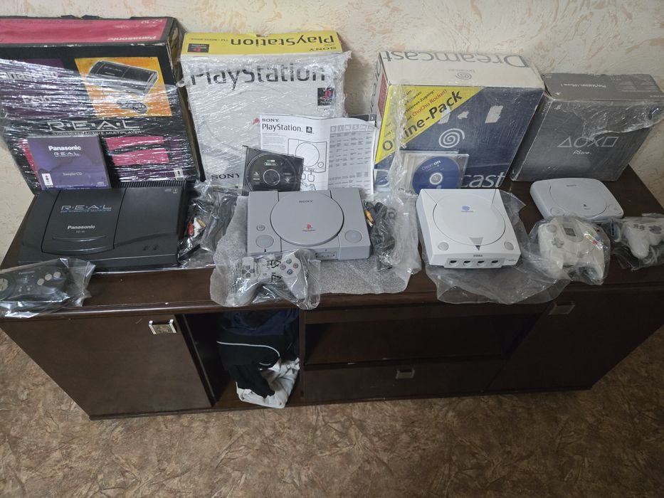 Ps1,panasonic 3do,dremcast