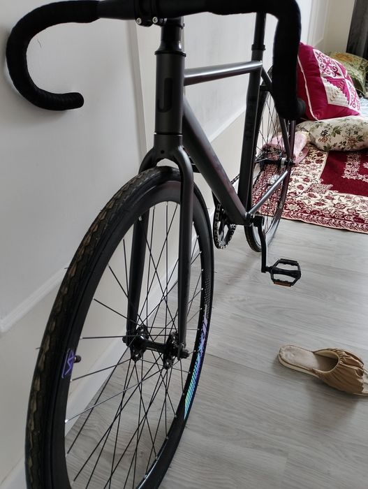 Велосипед фикс, руль баран