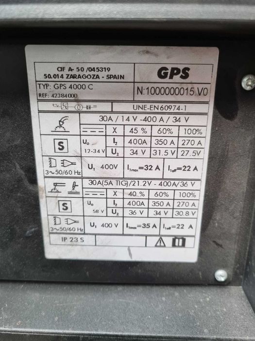 Aparat de sudura Fronius Galagar transpuls synergic GPS 4000c