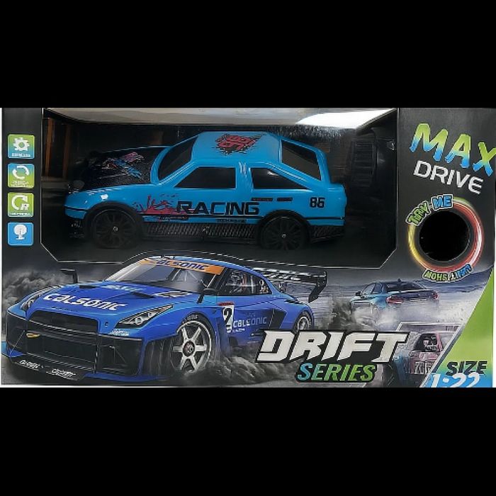 Дрифт кола с мащаб 1:22,LED светлини, батерия на колата и дистанционно