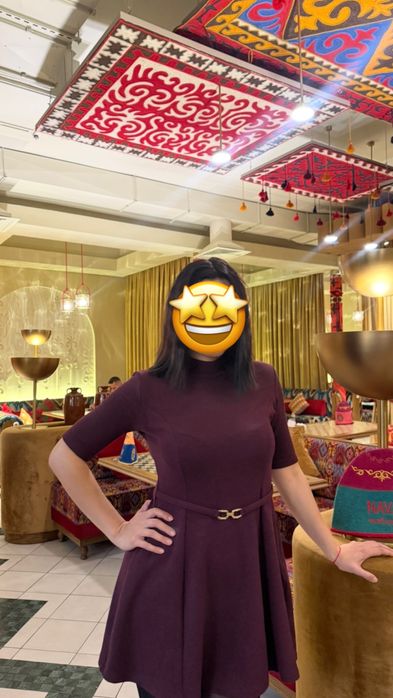 Продам бордовое платье Zara