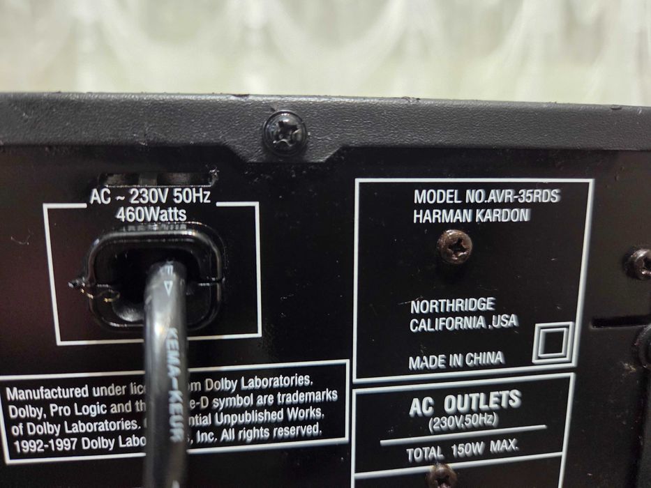 Amplificator Audio Harman Kardon AVR35 Statie Audio Amplituner