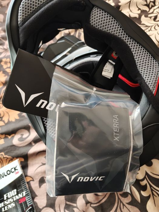 Каска за мотор/адвенчър Novic Xterra Matt Black