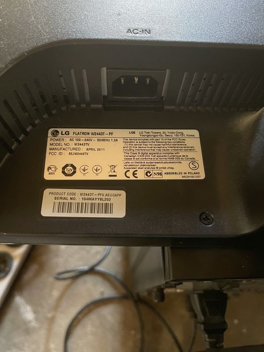 Monitor LG 23 inch (60 cm)