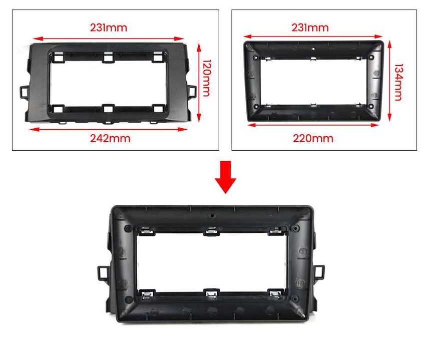 NAVIGATIE ANDROID 14 Toyota Auris 2006 - 2011 1/8 Gb CarPlay + CAMERA
