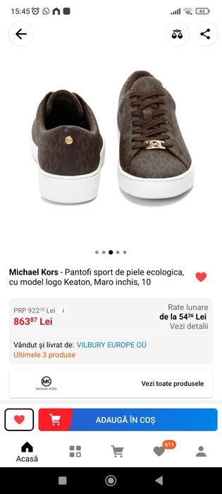 Adidași tenesi damă Michael Kors