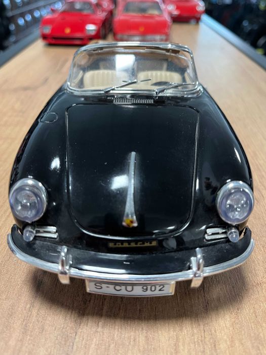 BBURAGO Метална колекционерска количка модел PORSCHE 356B COUPE 1963г.