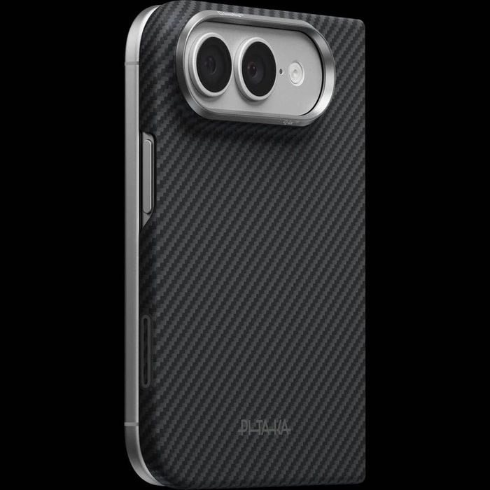Карбонов Калъф с MagSafe Pitaka Edge Case Over the Horizon 2.0 за iPhone Duo – Black/Grey