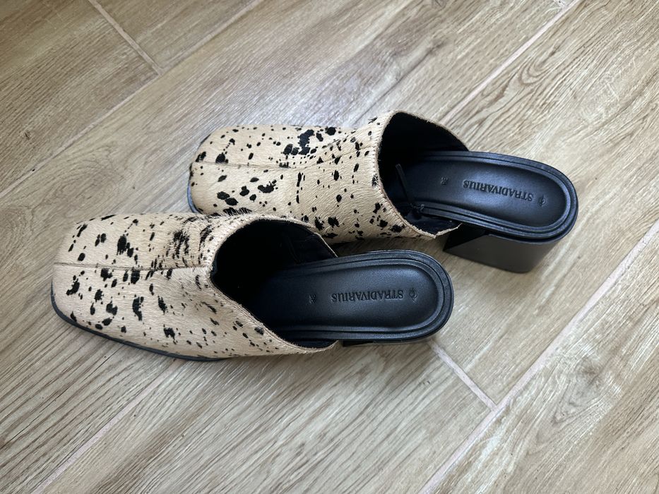 Saboți Stradivarius piele mărimea 38