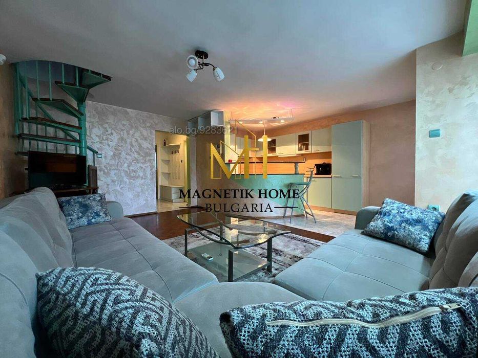 Омагьосващ мезонет с 2 спални и 2 бани до ”БСУ” в ж.к Братя Миладинови