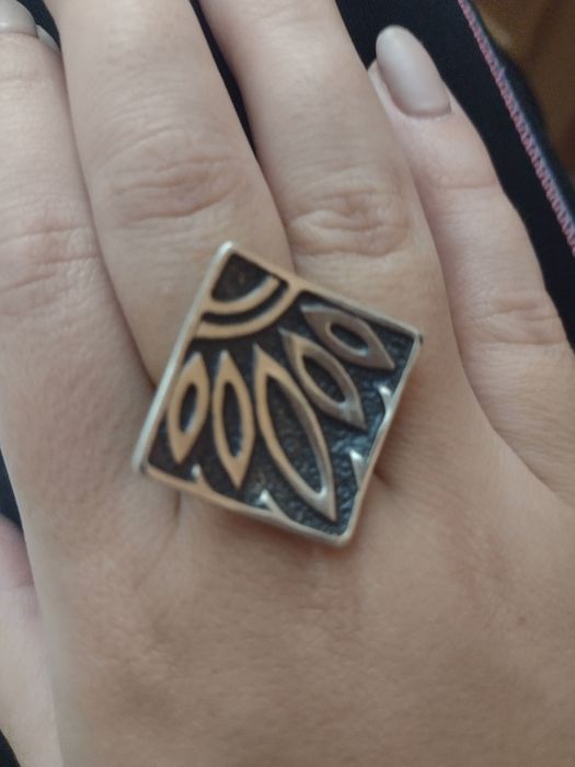 Масивен сребърен пръстен