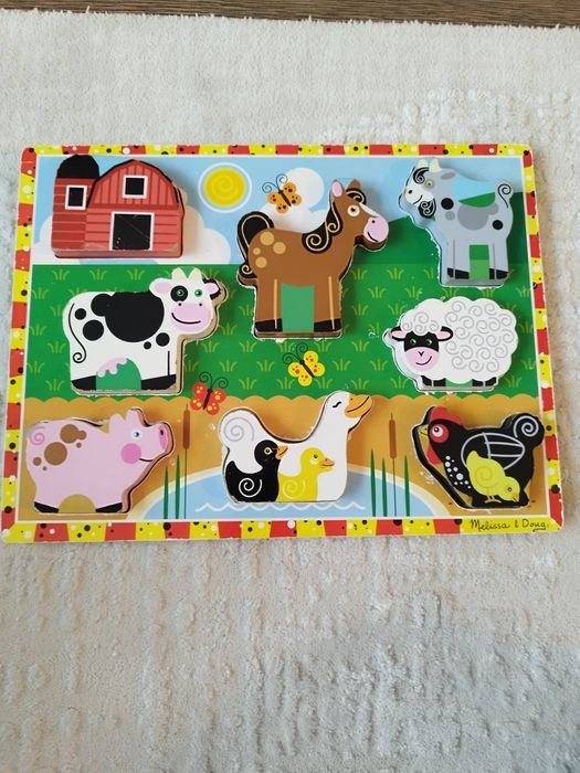 Комплект дървени пъзели