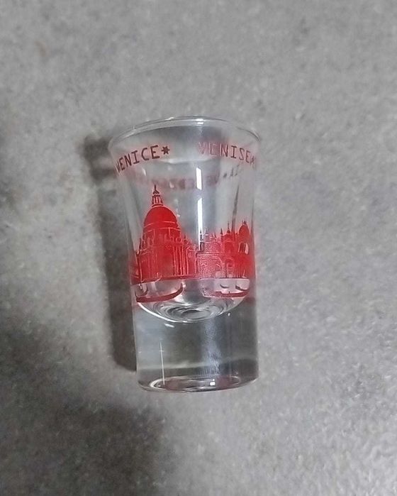 Pahar de shot, suvenir, din Veneția