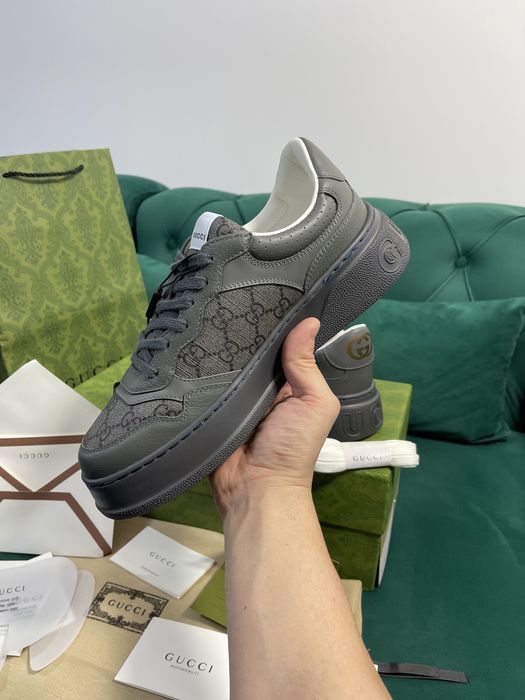Adidasi Gucci piele naturala Full Box colectie noua