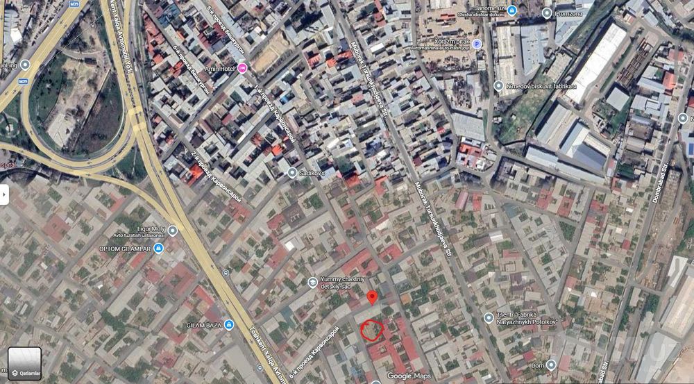 Chilonzorda 9 sotix xususiy mulk yeri — 35×33 M, QURILISHGA TAYYOR!