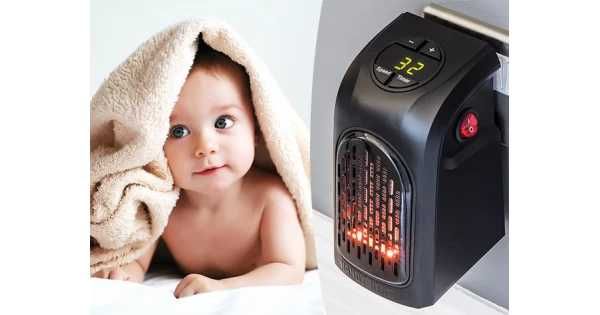 Промоция! Нов компактен отоплителен уред Handy Heater 400 вата.