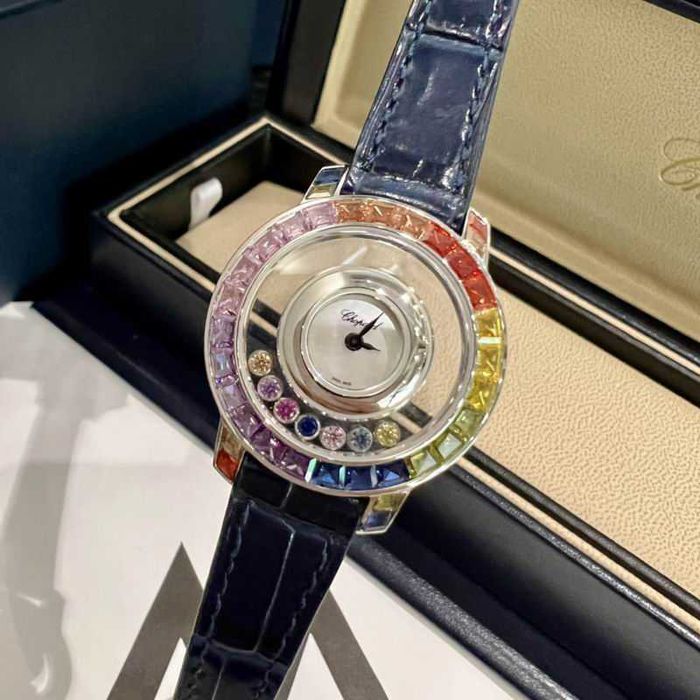 Кварцов дамски часовник Chopard Happy Diamonds