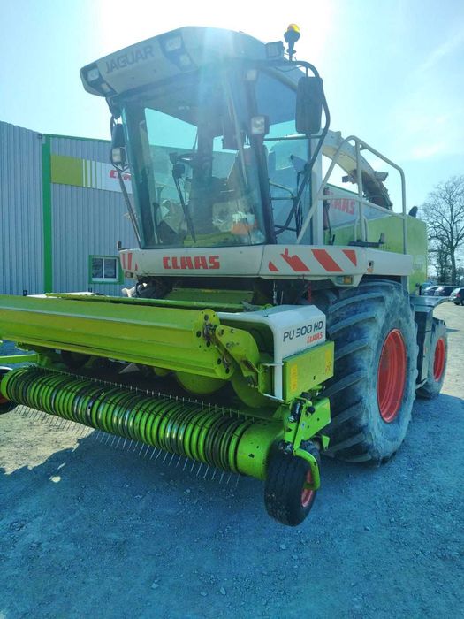 Combina siloz Claas Jaguar 830 cu echipament Kemper si semifan