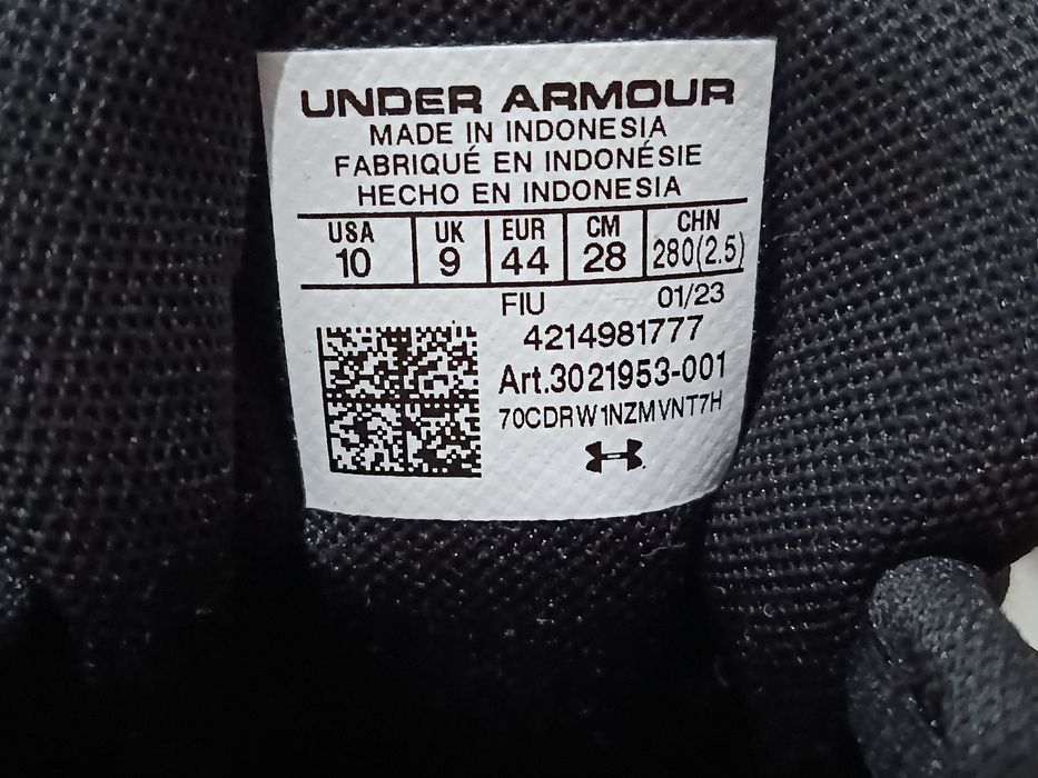 Under armour кроссовки