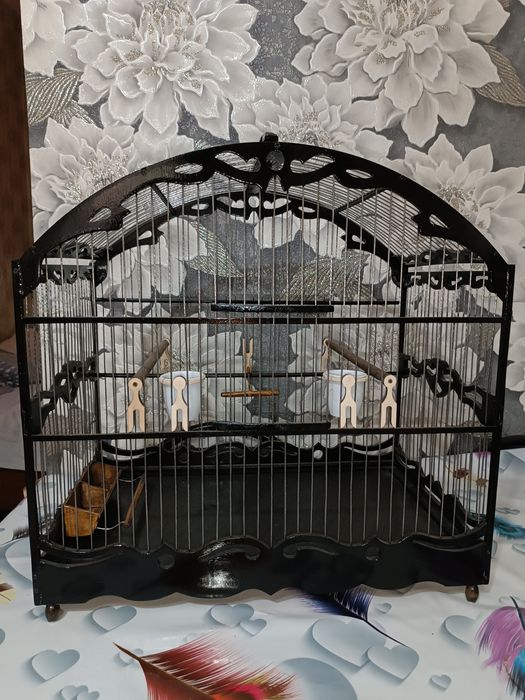 Клетка для птиц  ручная работа