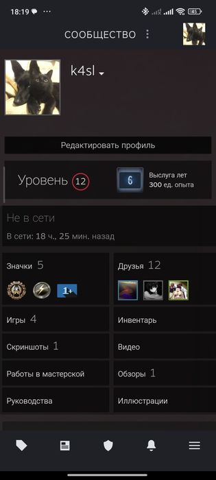 Аккаунт Steam Faceit
