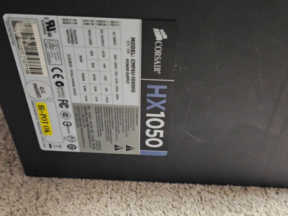 Sursa Corsair Professional Series HX1050 80 PLUS Gold