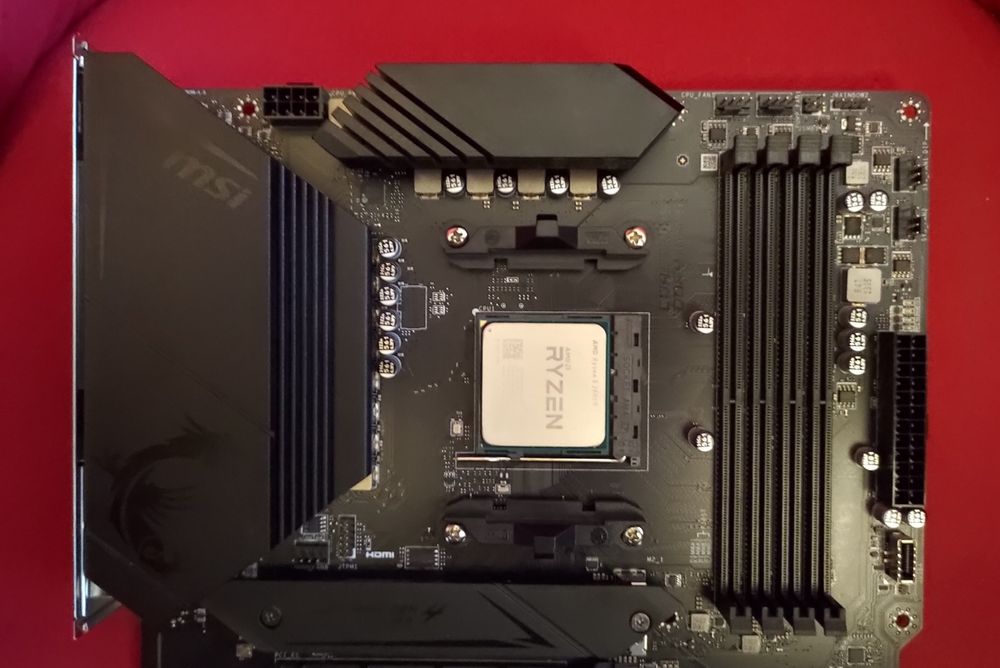 Ryzen 7 5800X с дъно MSI B550 GAMING PLUS с RGB /опции RAM, NVMe SSD