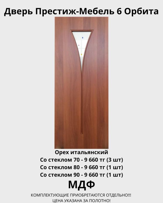 Двери межкомнатные новые из МДФ