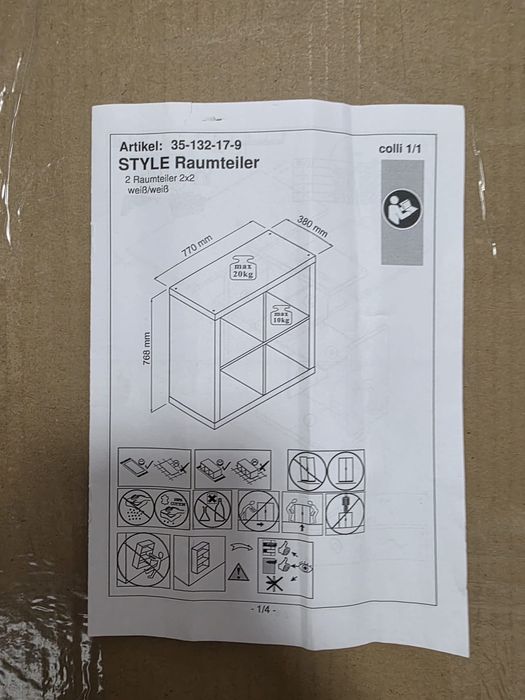 Corp rafturi cu 4 compartimente