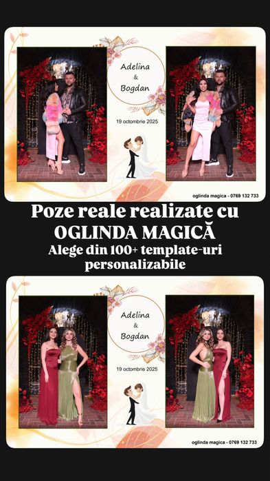 Cabina Foto/ Oglinda Magica ,Fum Greu,Mașină de Baloane cu Fum,Vulcani