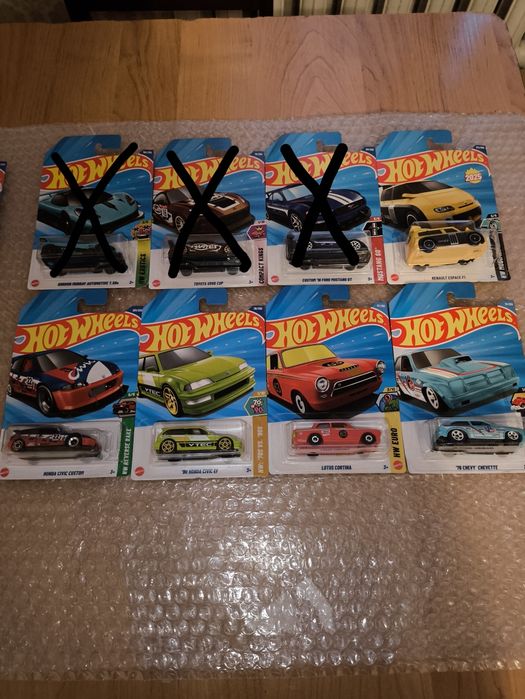 Машинки Hot Wheels из бокса 2025K.