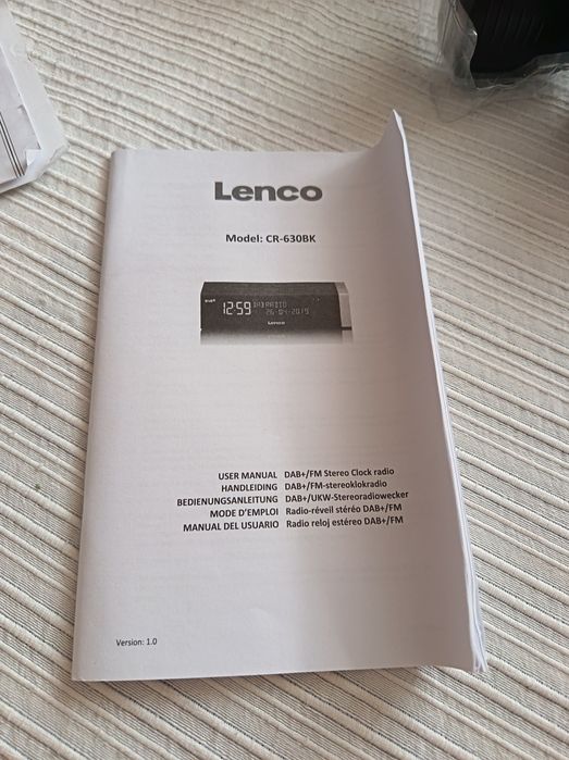 Ceas cu radio Lenco CR-630BK Ca nou
