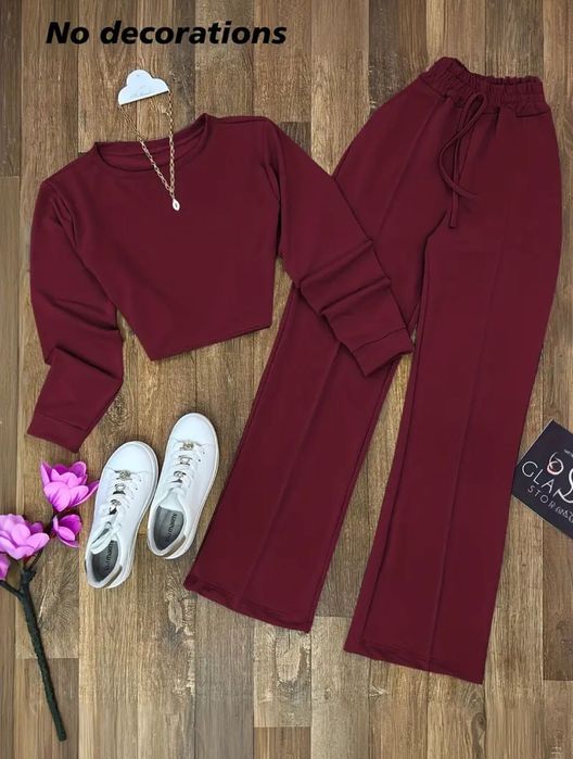 Дамски комплект Y2K – топ и панталон L