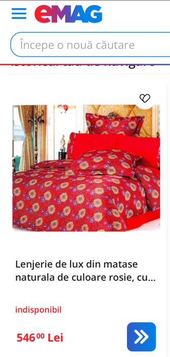 Lenjerie 6 piese Argentina Red