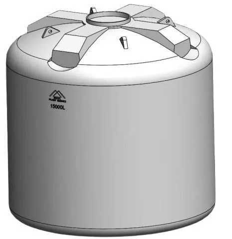 Бочки пластиковые трехслойные вертикальные (выдувные) от 500л до 3000л