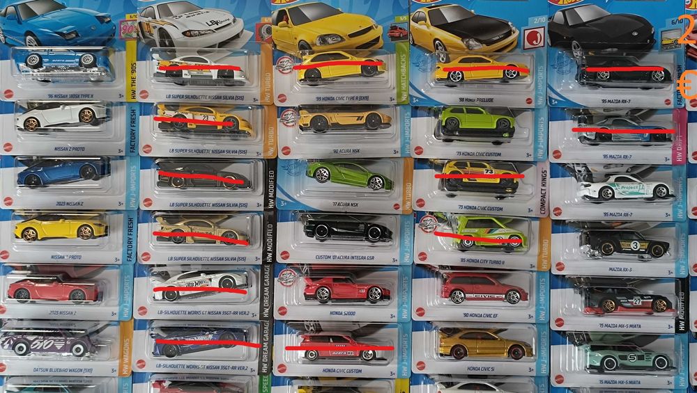 Hot Wheels Mainline 2€ / Set-ве 2021 - 2024